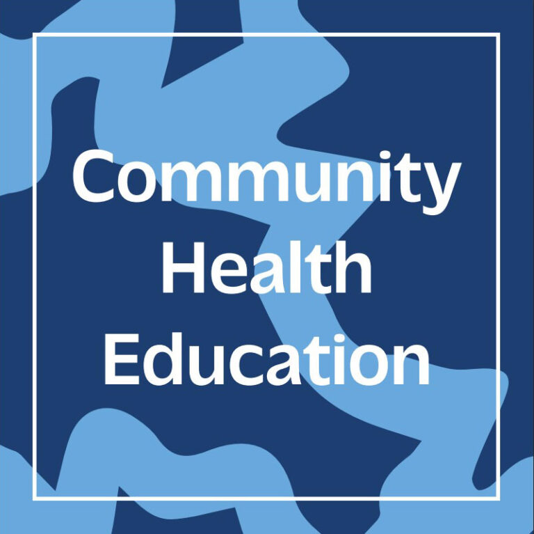 community health education activities