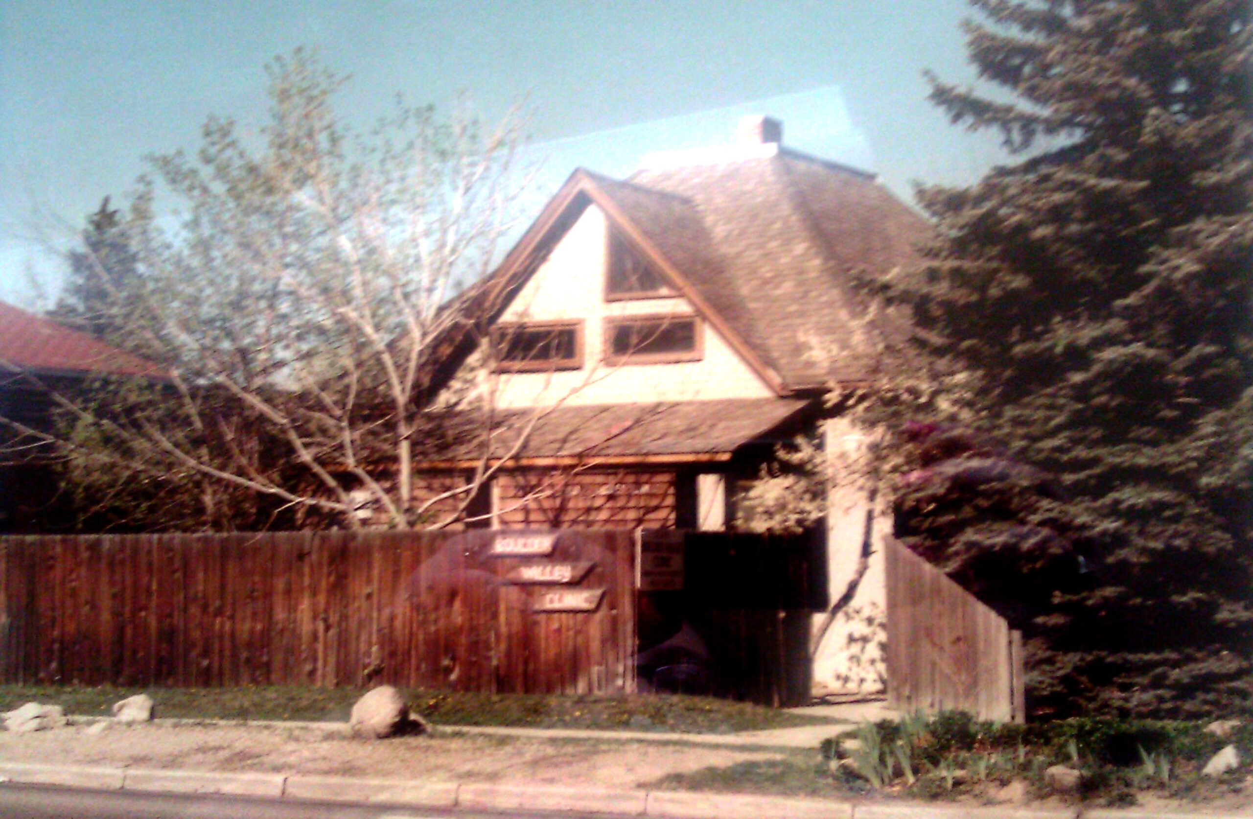Original Boulder Valley Clinic in 1973