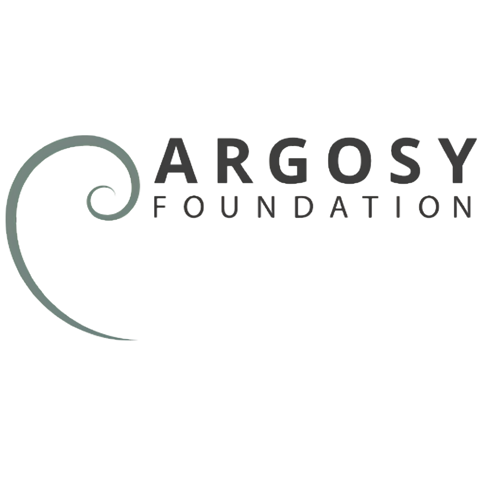 Argosy Foundation logo with a green circular ring to the left and the words 'ARGOSY FOUNDATION' to the right/centered below.