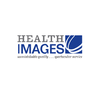 Health Images logo with gray 'HEALTH' and blue 'IMAGES' text, a blue emblem, and the tagline 'unmistakable quality … spectacular service'.